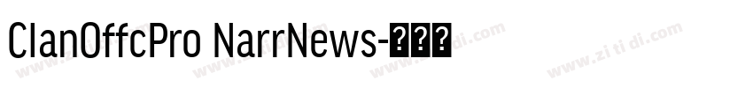 ClanOffcPro NarrNews字体转换
